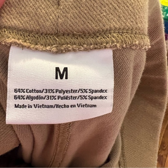 Knit Pull On Pants Skinny Moto Tan - Picture 11 of 11